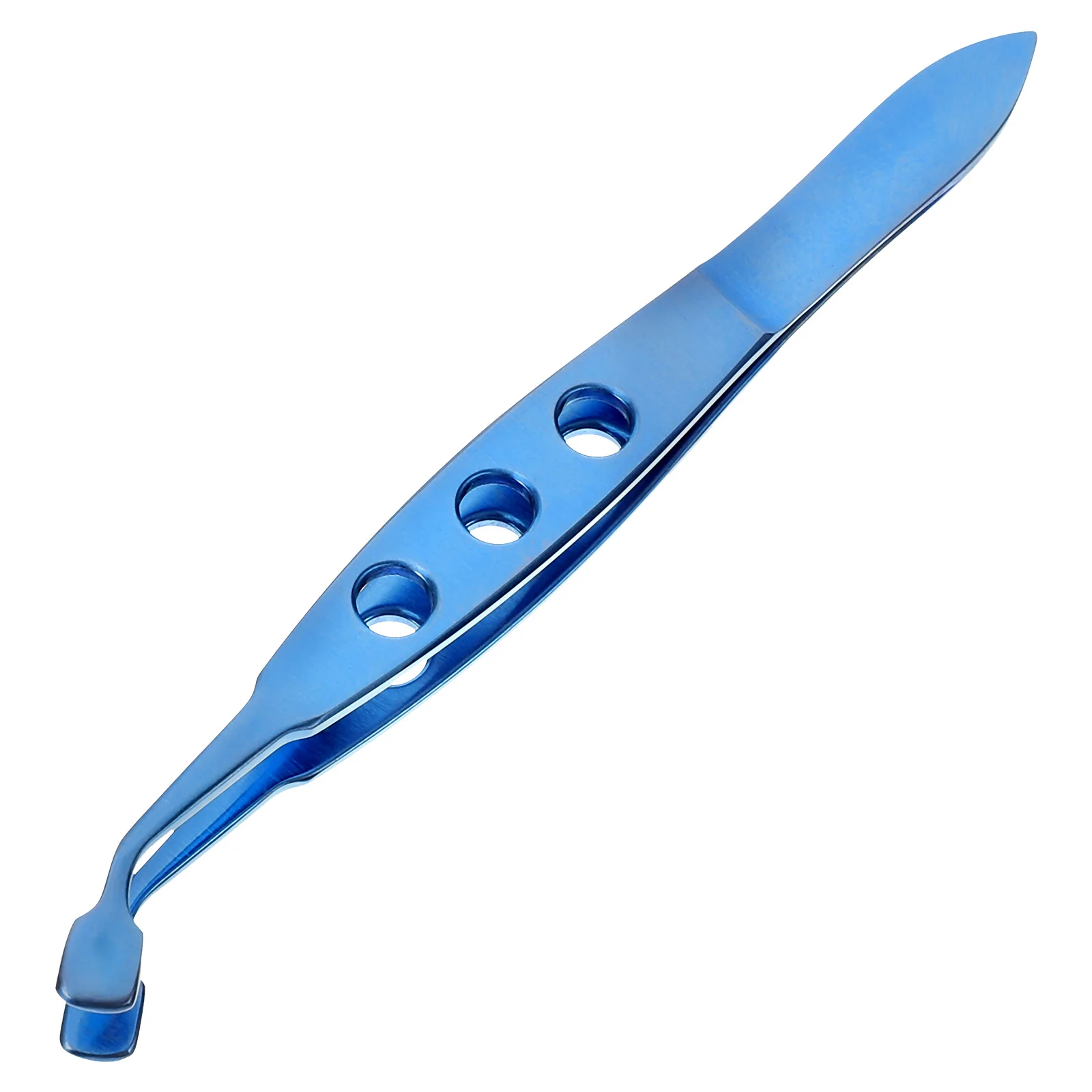 Lash Tweezers Eyelid for Women Beauty Tools Metal Meibomian Gland Expressor Blue Woman