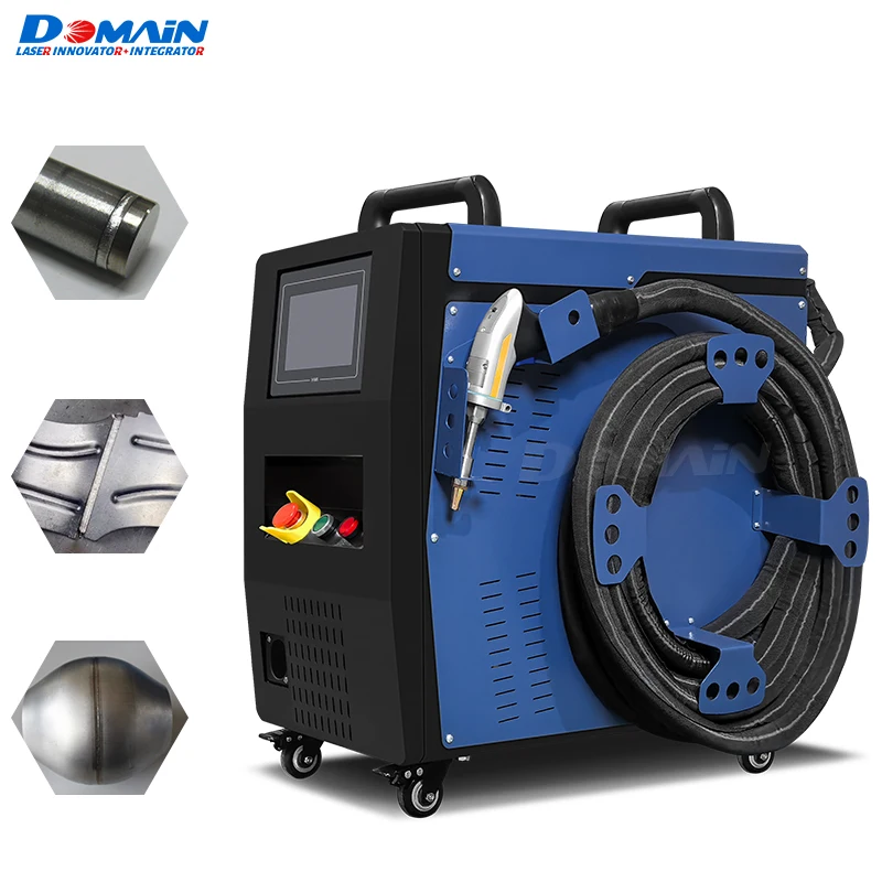 

DOMAINLASER Handheld Laser Welding Machine 4en1 Portable Laser Welder air Cooling Laser Welding Machine for Metal