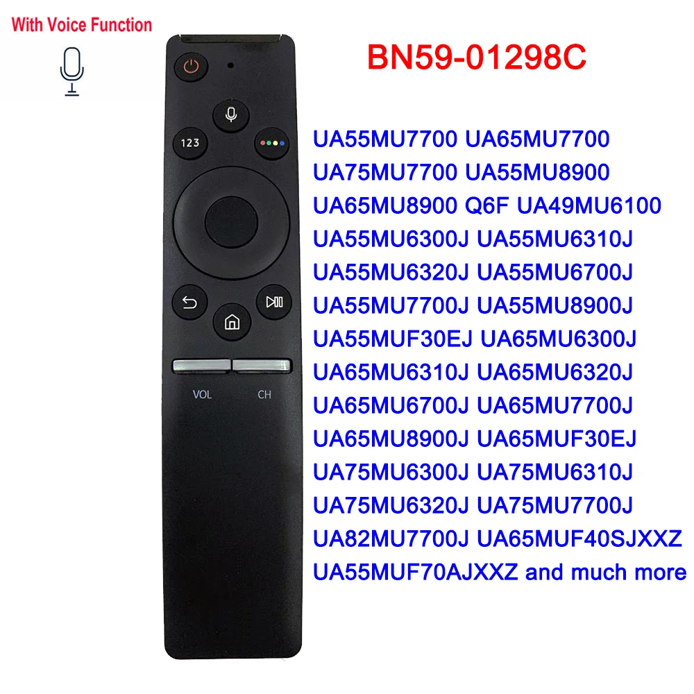 Original/Copy Voice Remote Control for Samsung Smart TV BN59-01265A BN59-01266A BN59-01298C BN59-01298G BN59-01312B BN59-01312F