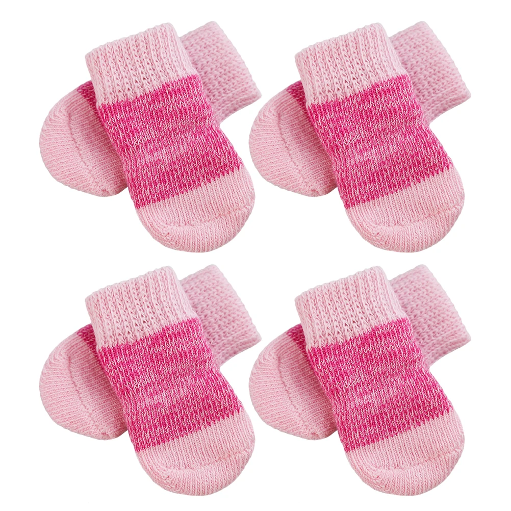 

2Sets Dog Protector Socks Slip-Resistant Sole Soft Stretchy Fabric Comfortable Fit Keeps Pets Safe and Stylish