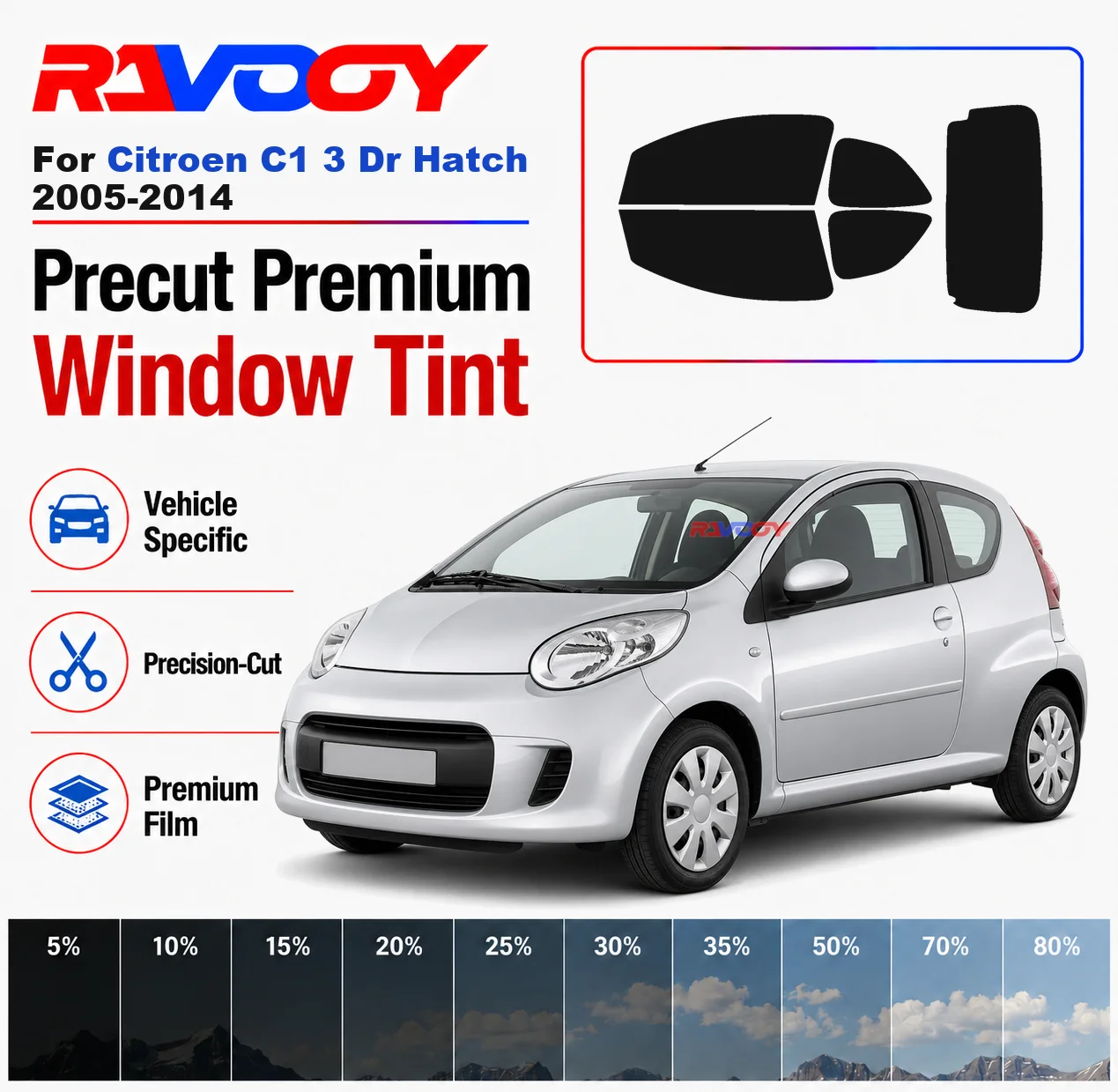 premium-precut-window-tint-kit-front-rear-windows-rear-windshield-for-citroen-c1-3dr-hatch-2005-2014-car-solar-nano-ceramic-film