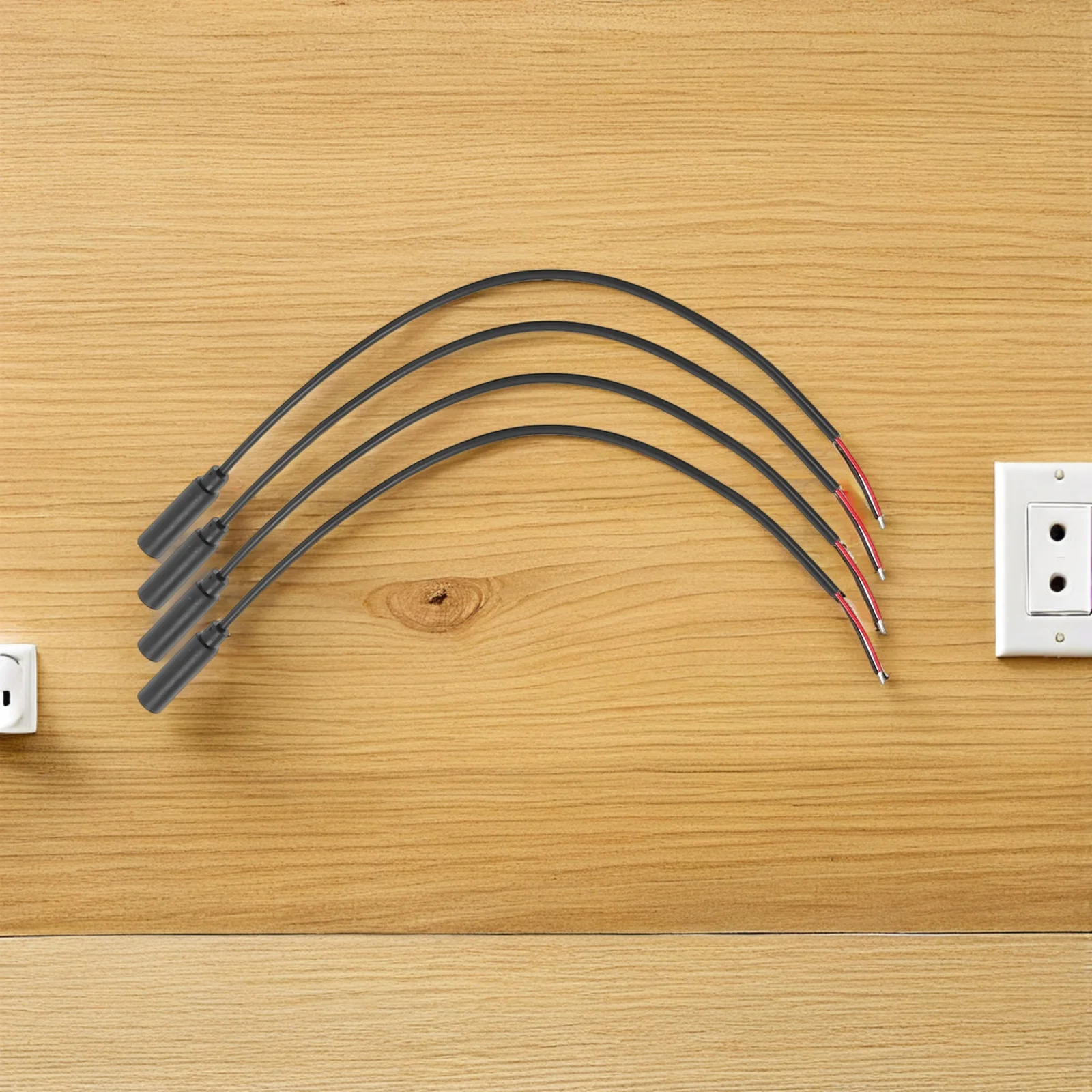 

8Pcs Female Cable 2.5mm Mono Bare Wire Cable for Headphone Speaker Microphone Repair Extension Wire