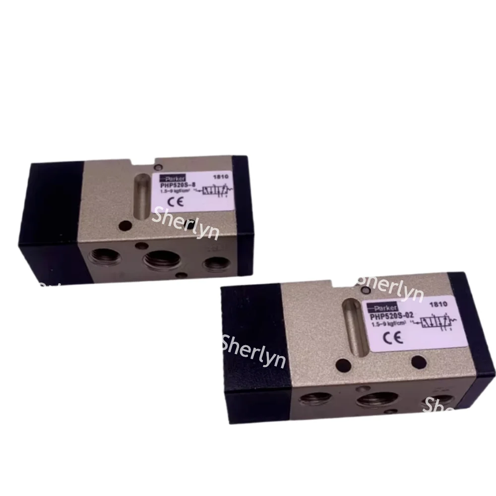 PARKER Pneumatic Control Valve PHP520S-8/02 PHP520D-02 Reversing Valve Two Position Five Way Dual pneumatic control valve