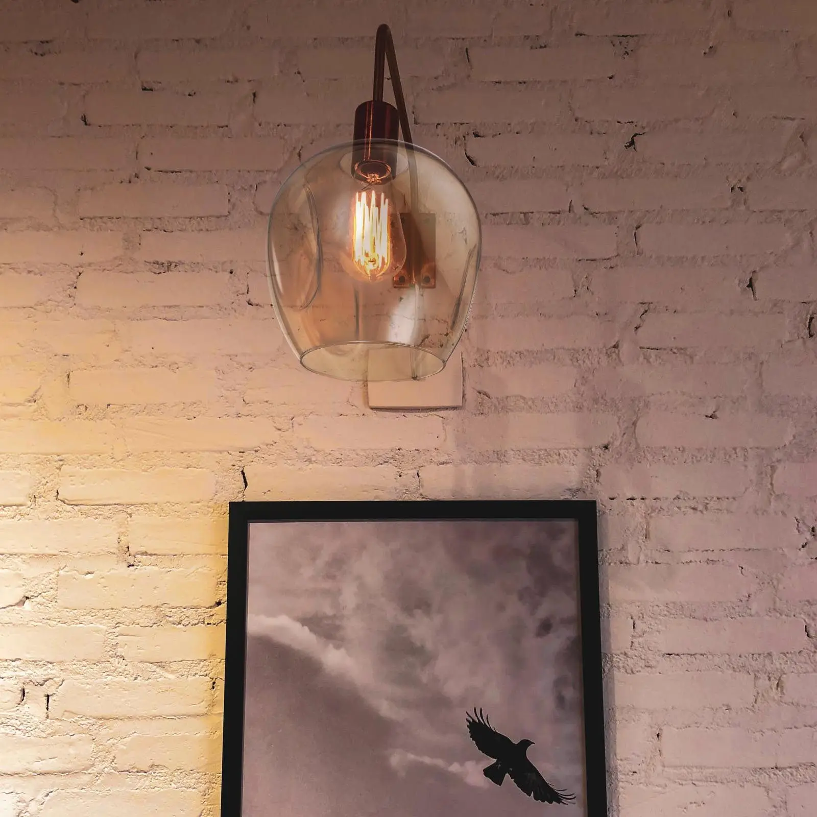 

1 шт. стеклянный прозрачный абажур в европейском стиле для декоративной лампы в спальню, подходит для потолочных, настенных и напольных светильников, теплый свет