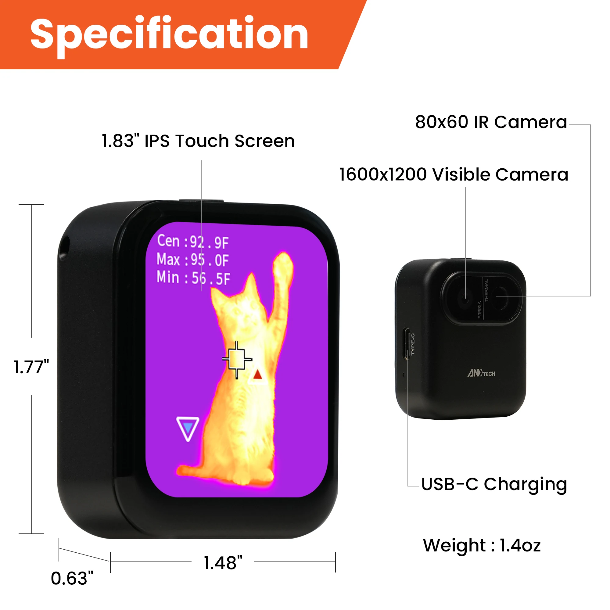 Thumbnail 2 - #4 Infrared Thermal Detection Cameras Discount Picks