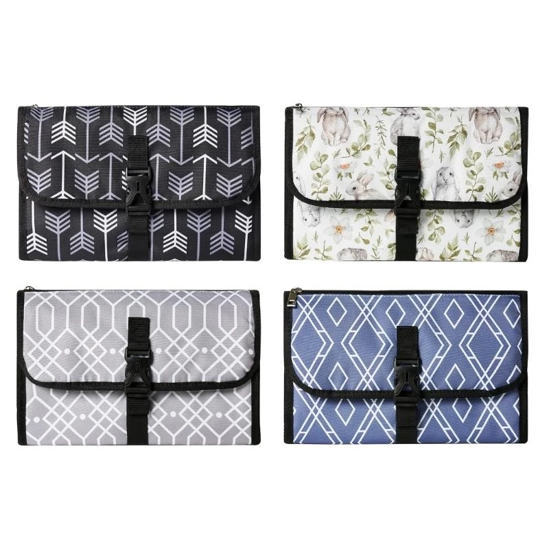 J15U Foldable Diaper Changer Waterproof Nappies Change Cushion Pad for Newborns Baby