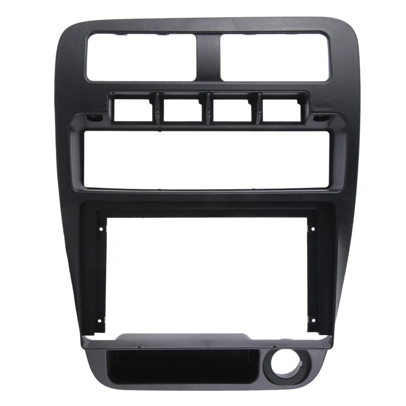 9 Inch Car Fascia Radio Panel For Nissan Navara D21 1992-1998 RHD Dash Kit Install Facia Console Bezel Adapter Parts