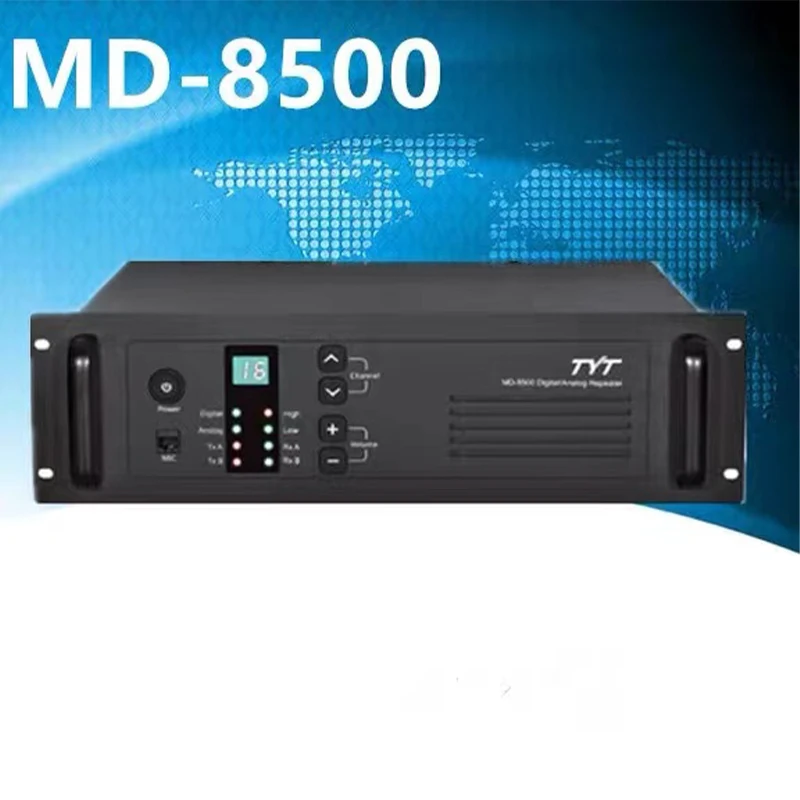 

TYT Original MD8500 Repeater Digital DMR & Analog TDMA Radio Base Station 50W Duplexer Encryption Wireless Communication System