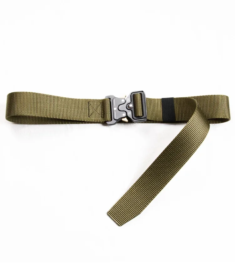 Modischer Hip-Hop-Punk-Y2K-Gürtel für Outdoor-Sport, Jugendlicher Taillengürtel 3,8cm 3cm 2,5cm Canvas Taktischer Gürtel für Männer und Frauen Trend – Detail 2