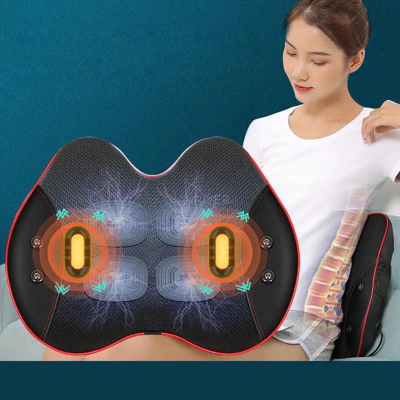 

Lumbar spine massager waist pulse massager lumbar spine device multi-function back massager lumbar spine traction device