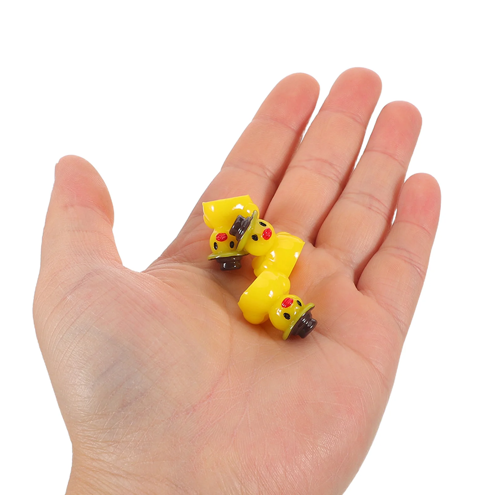 

50 шт., ковбойская смола, мини-утка, западные животные, украшения, сказочный сад, мох, пейзаж, аквариум, крошечные утки, ковбойская смоляная утка