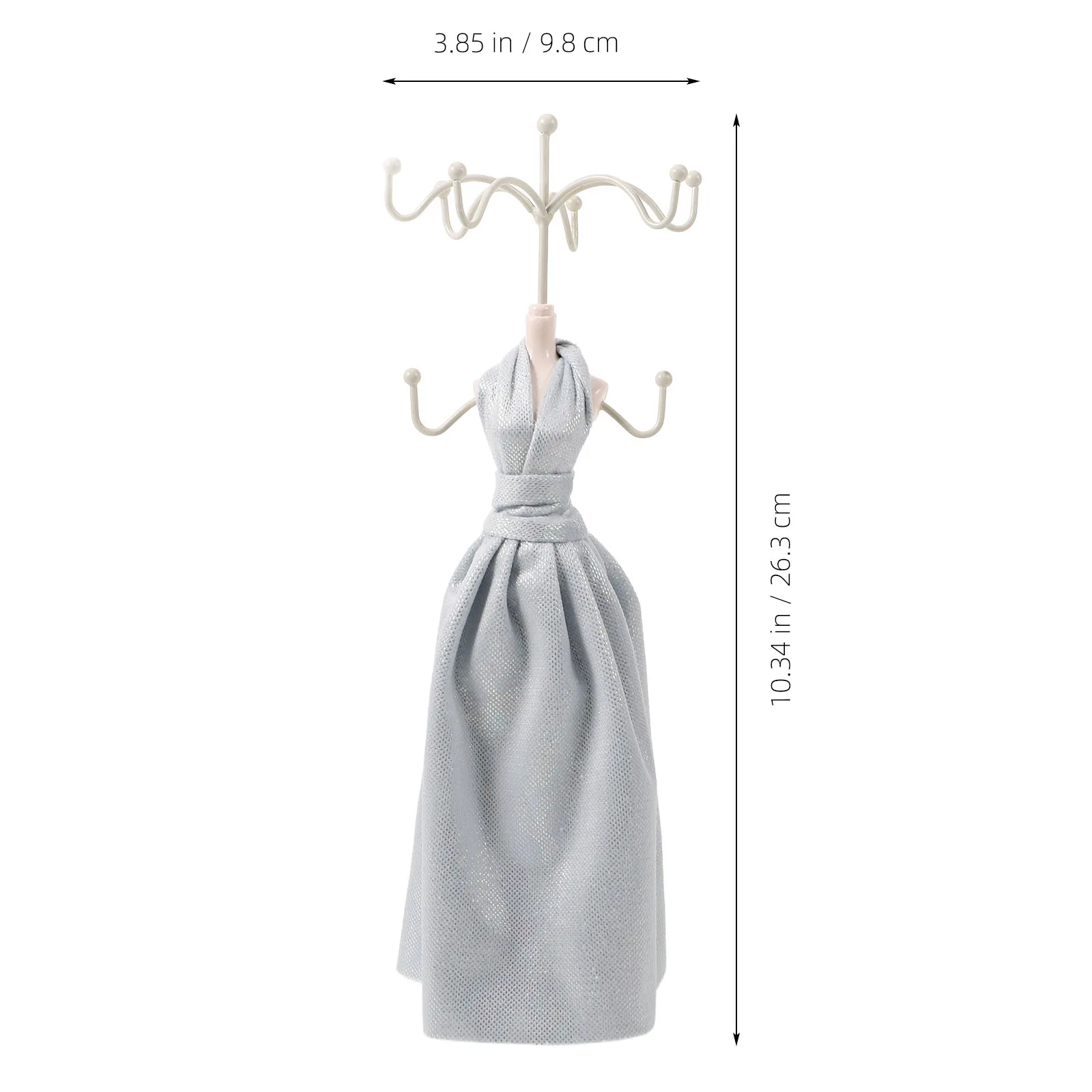 Jewelry Display Stand Vintage Necklace Showcase Rack Stable Necklace Organizer Holder for Jewelry Display Chains Organizer