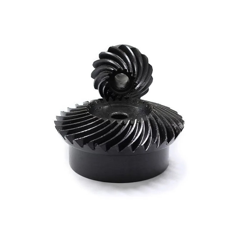 Precision spiral bevel gear 1 to 1 spiral bevel gear, bevel gear 1 to 6 mold 45 steel