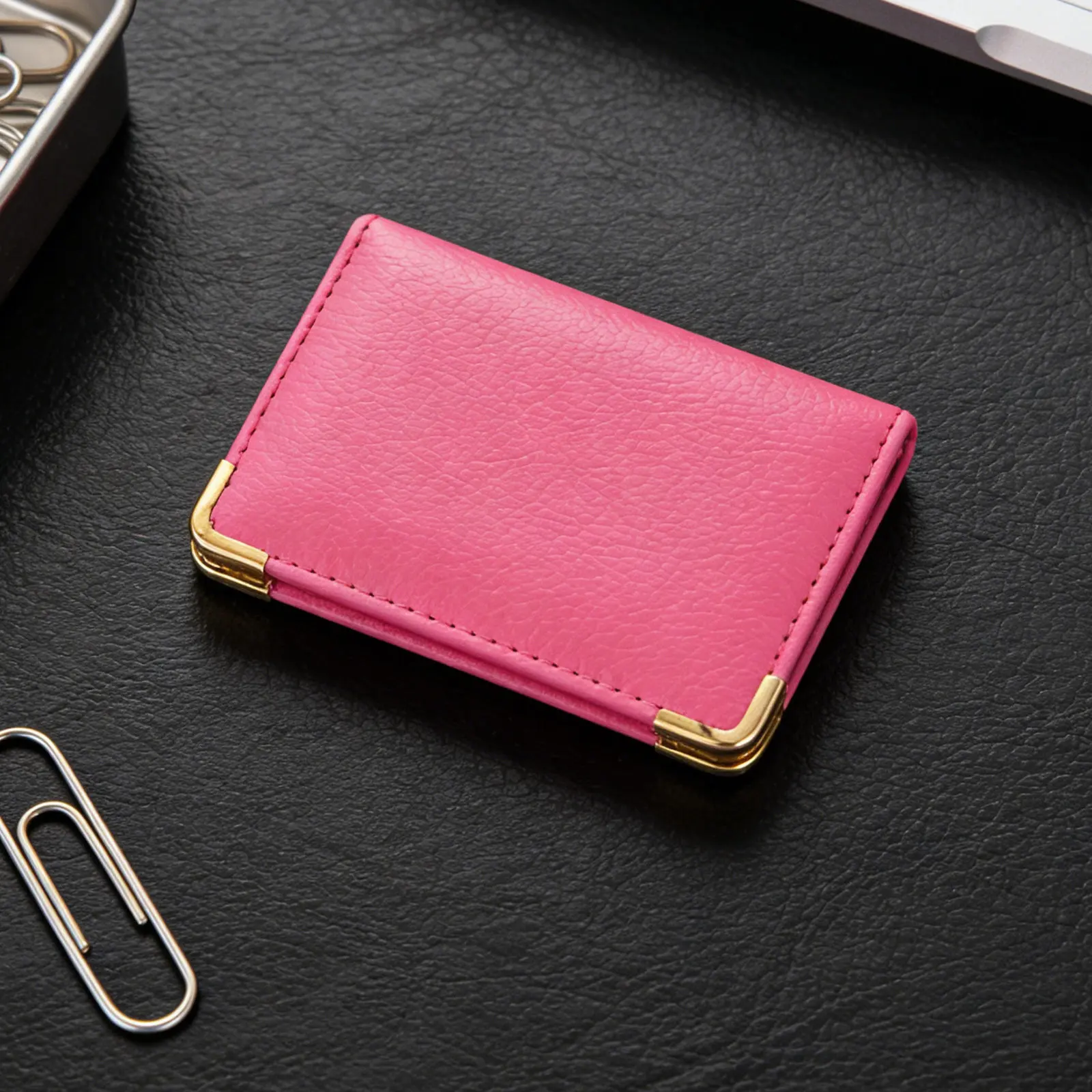 

1 шт. защитный чехол для карт из ПУ, многосекционный держатель для банковских карт и удостоверений личности, защитный футляр для ежедневного использования, для школы, работы, покупок