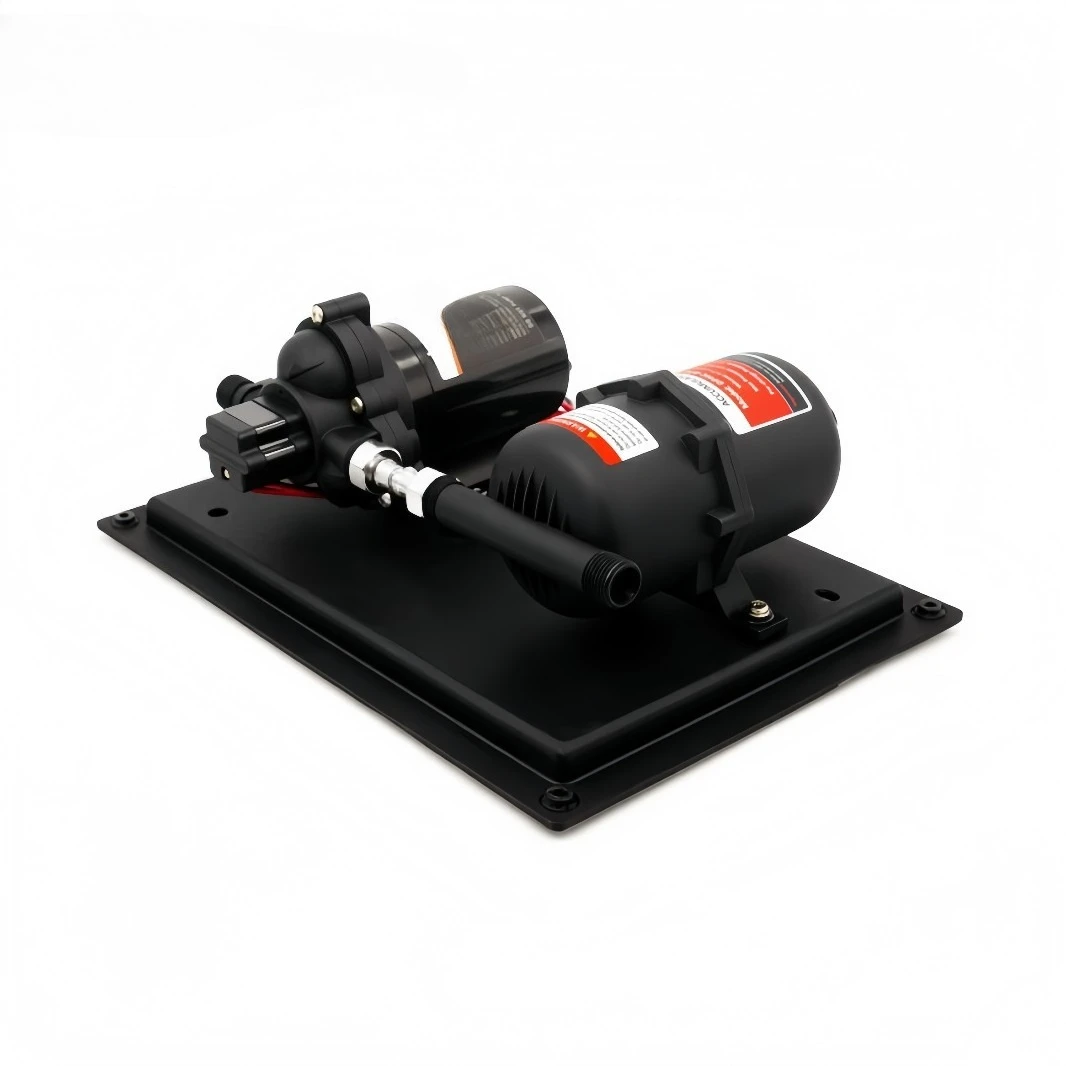 12V spray booster self-priming electric diaphragm RV shower yacht ship deck flushing water pump corrosion resistance
