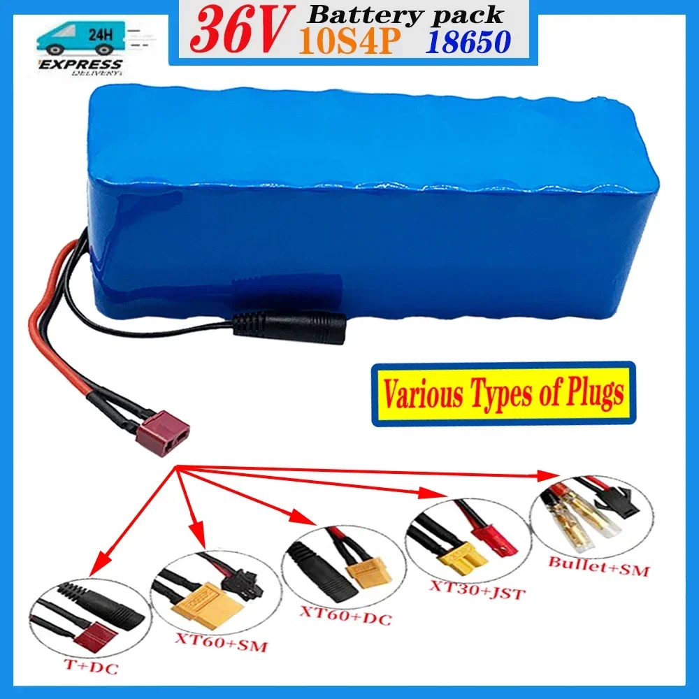 2024 New 42V 35Ah 10S4P 18650 High-Power Lithium-ion Battery Pack, For 42V  Traffic Othetool Li-ion Battery，Free gift 2AChargers