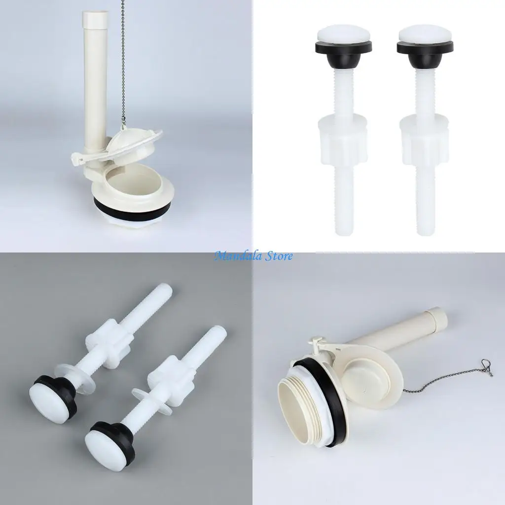 U2JC 3Ih Toilet Drain Valves Replacement Kits with Leakprevent Gasket for Most Toilet