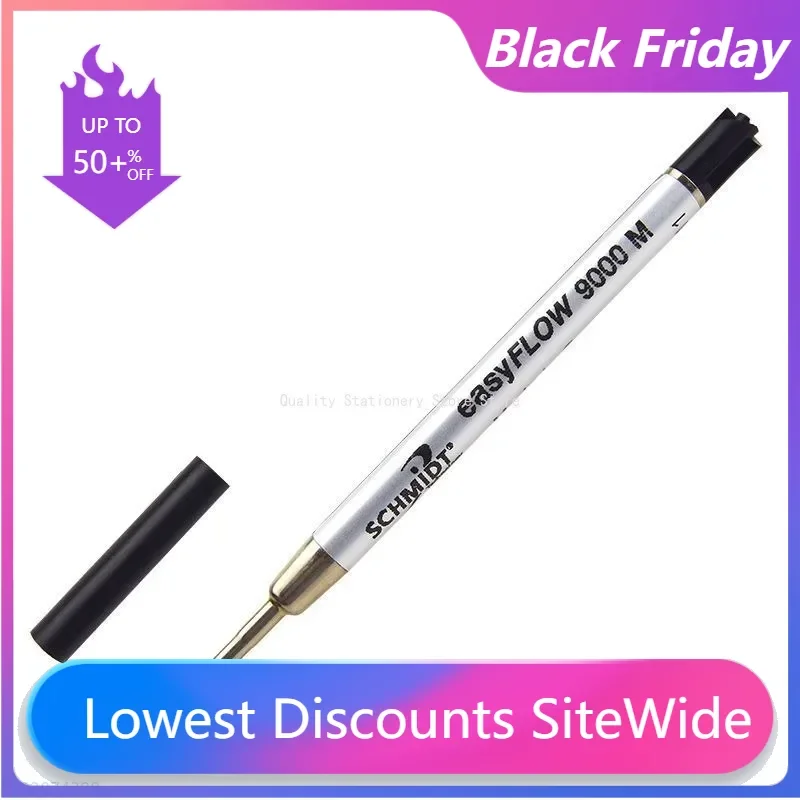 1pcs/5pcs Pen Refills Ballpoint Black 1.0mm Schmidt Gel Pens Refill 9000M Titanium Tactical Refill G2 Common Standard Stationery