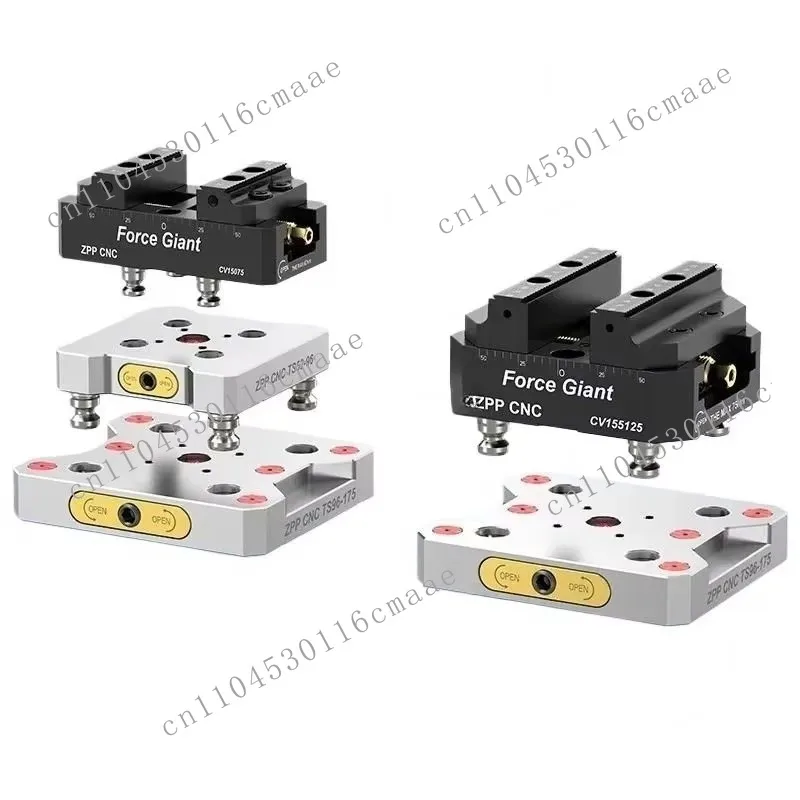 High-Precision 4/5-Axis Zero-Point Quick-Change Fixture for CNC Industrial Machining Centers