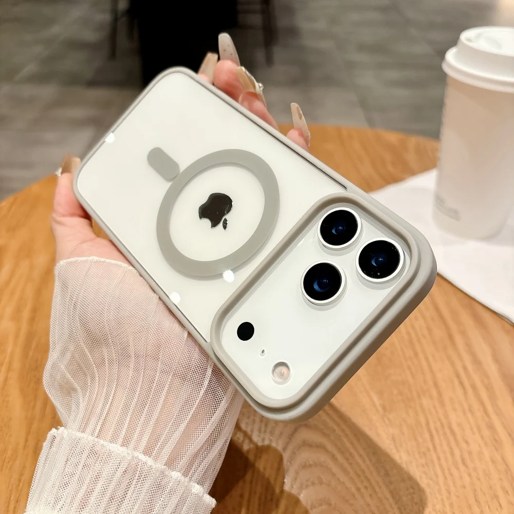 For Magsafe Case For iPhone 17 Air 17Promax 16 15 14 Pro Max Plus 13 12 Mini 11 16E SE4 17Pro Original Transparent Acrylic Cover - náhled 3