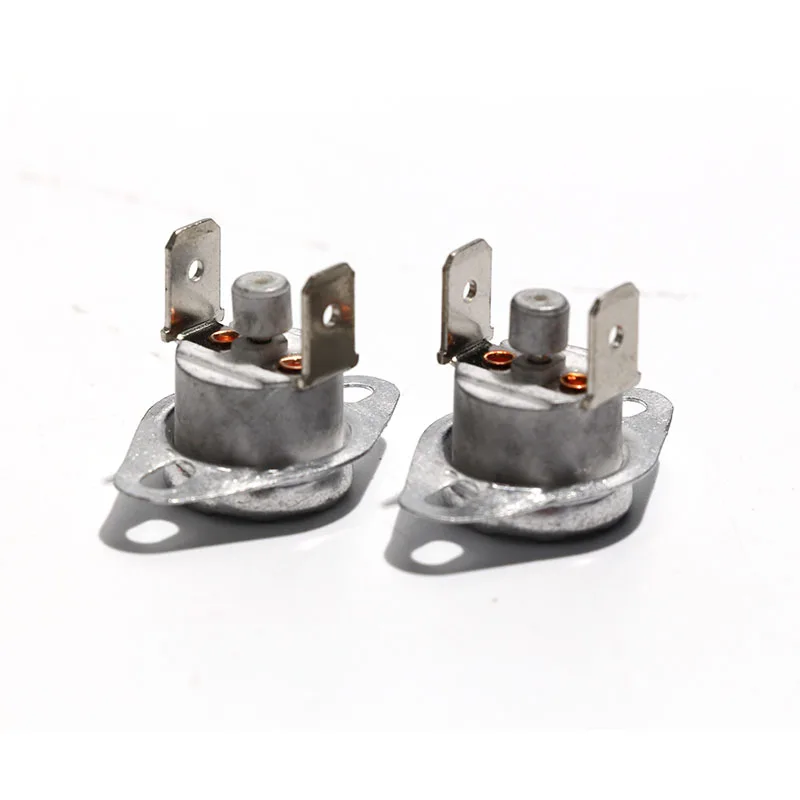 10PCS KSD301 10A Temperature Control Switch 50-260℃ Ceramic Thermostat Manual Reset Temperature Control Overheating Protector