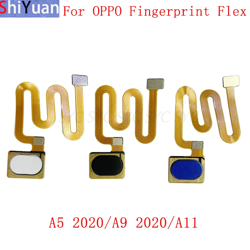 

Fingerprint Sensor Button Flex Cable Ribbon For OPPO A5 A9 2020 A11 Key Touch Sensor Flex Replacement Parts