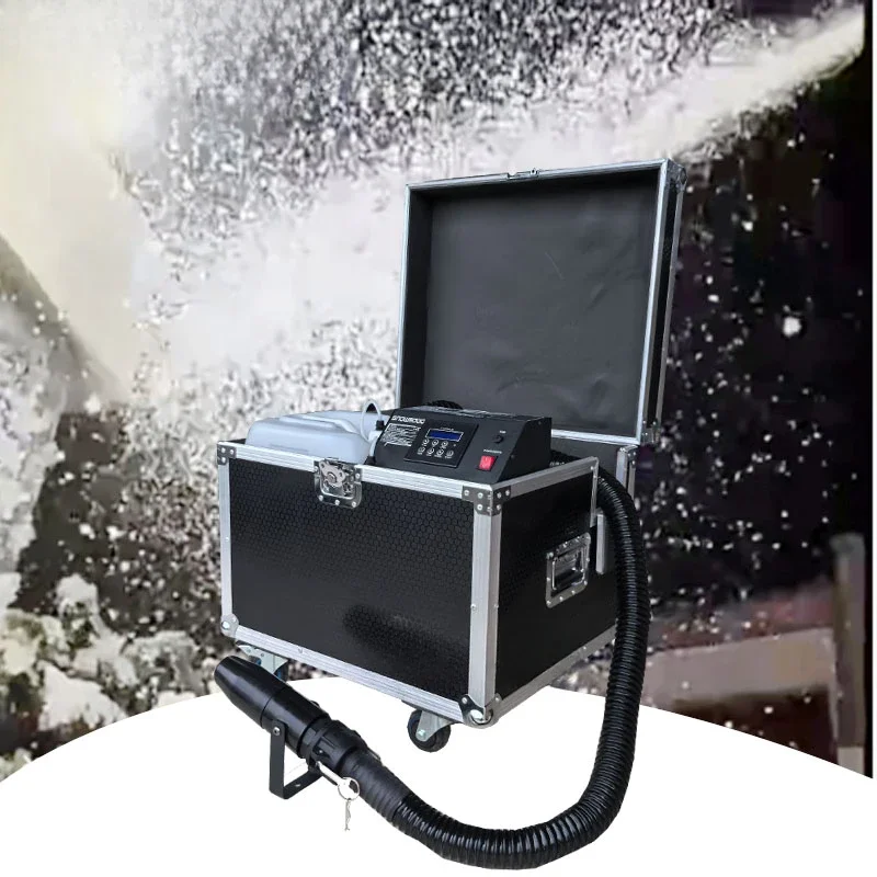 MINSENFX Snow Machine 1500W Outdoor Snow Machine For Christmas Wedding Artificial Snow Maker Special Effects