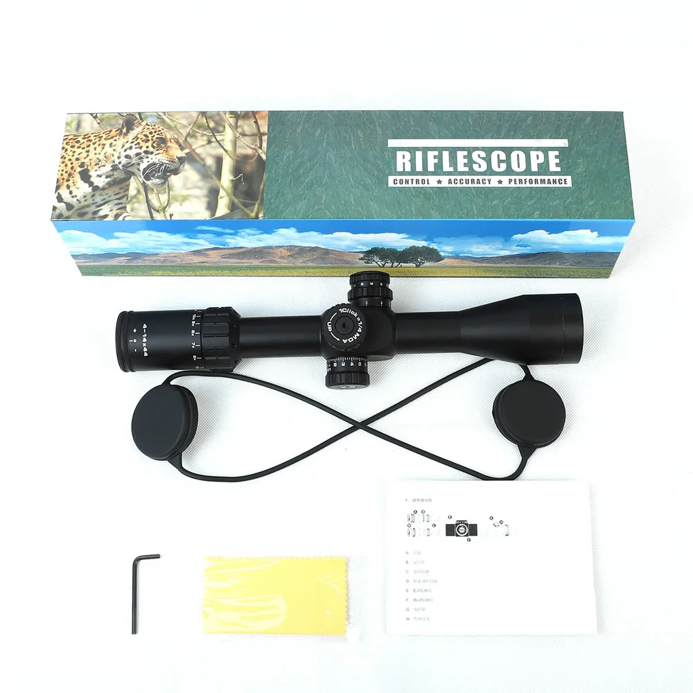 NK 4-14x44 FFP Hunting  Focal Plane Side Parallax Hunting Riflescope Long Eye Relief Tactical Optical Sights Jacht Sight Gear