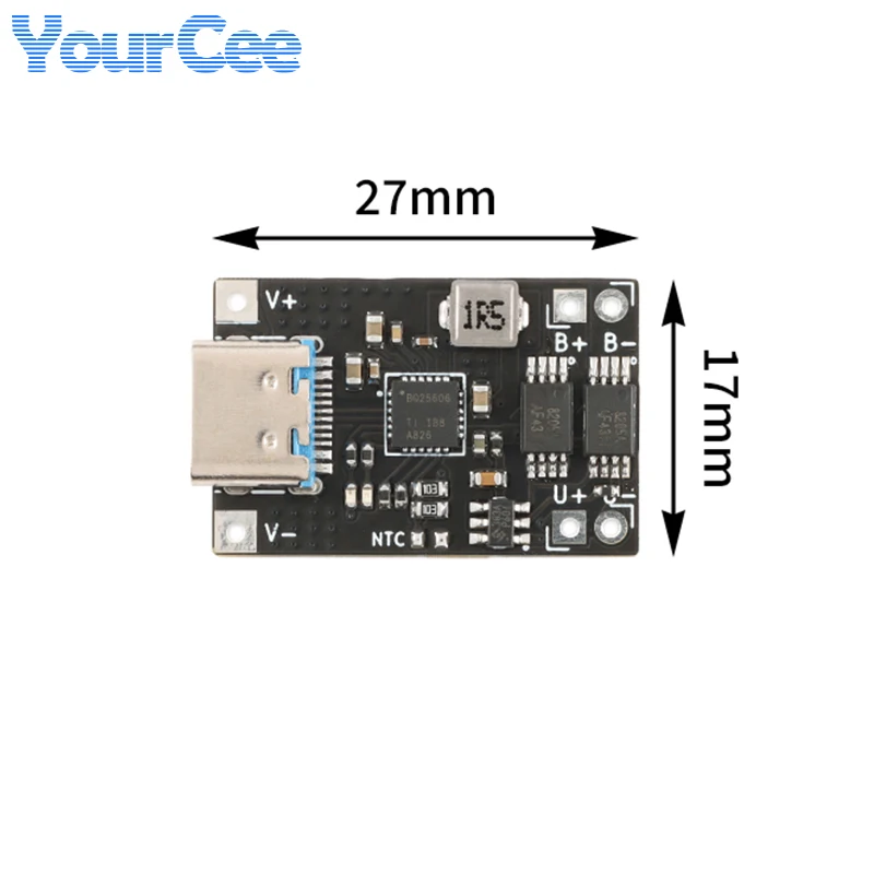 10 pces/1pc 5v 3a step down buck módulo de carga de energia TYPE-C usb lítio lipo bateria carregador placa de circuito de proteção diy móvel