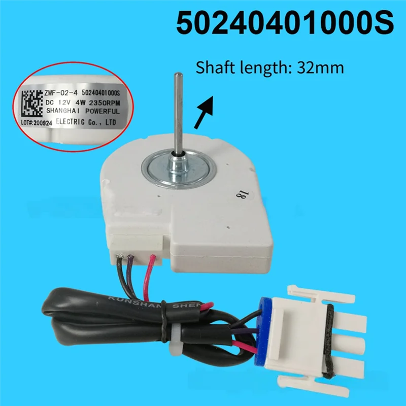 

A39M ZWF-02-4 50240401000S двигатель вентилятора холодильника для Midea Ronshen Hisense Meiling запасные части DC12V 4W 2350RPM