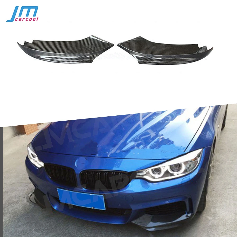 

For BMW 4 Series F32 F33 M Sport 2014-2017 Front Lip Aprons Bumper Splitters Carbon Fiber / FRP Flaps Cupwings Car Styling