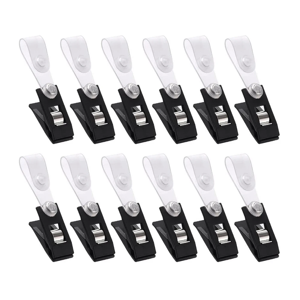 

40 Pcs Windproof Garden Flag Clips Accessories Durable Plastic Small Banner Stoppers Fixing Tools For Yard Flags