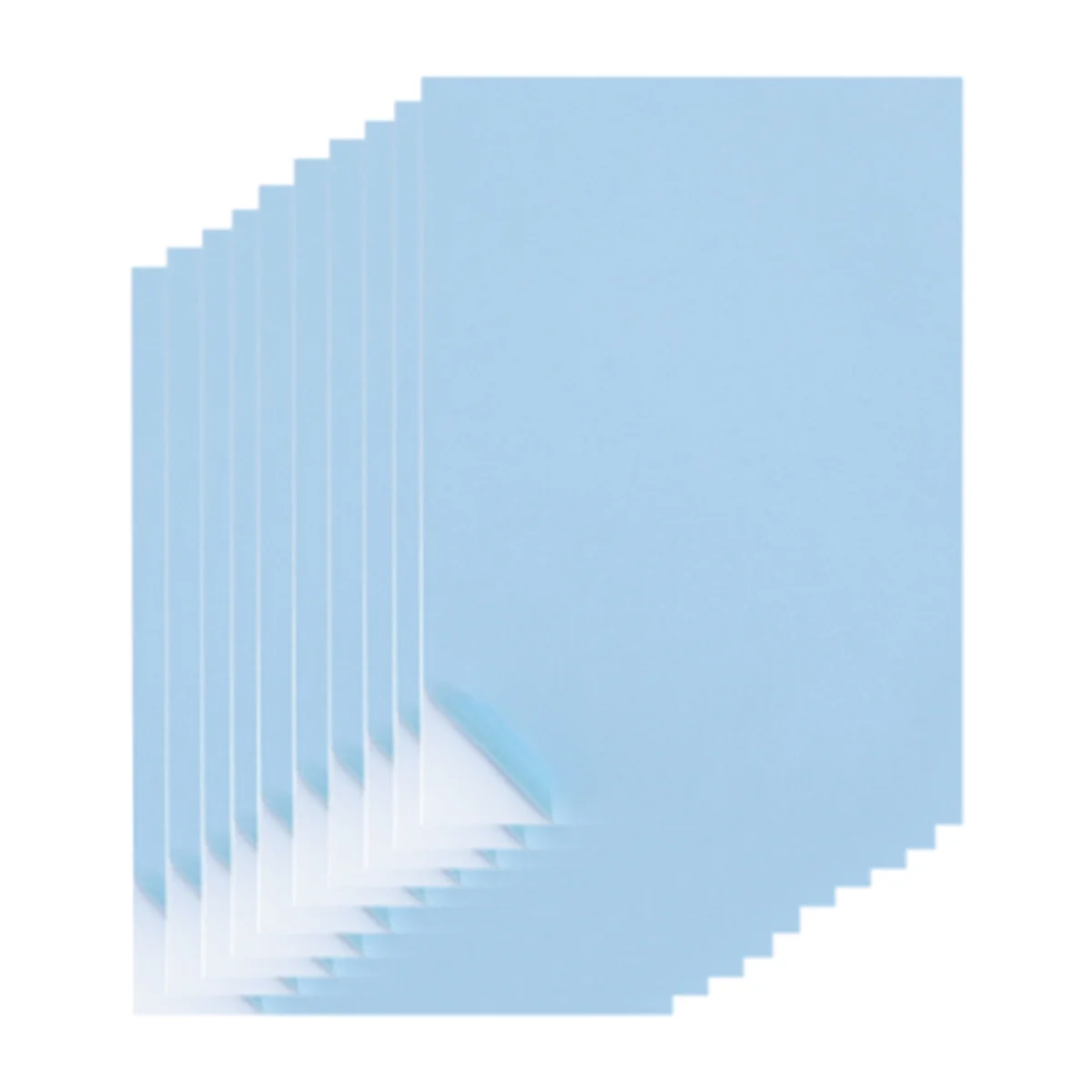 A4 Sticker Paper -A4 Sticker Labels 8.27x11.69 Inch for Laser/Inkjet Printers for Office School Light Blue