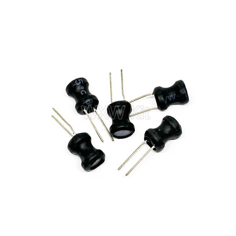 10PCS 0608 6*8mm I-shape Power Inductor Inductance Copper Coil 1MH 68uh 100uh 150UH 220 330 470 UH 2.2MH 3.3MH 4.7MH 10MH Hot