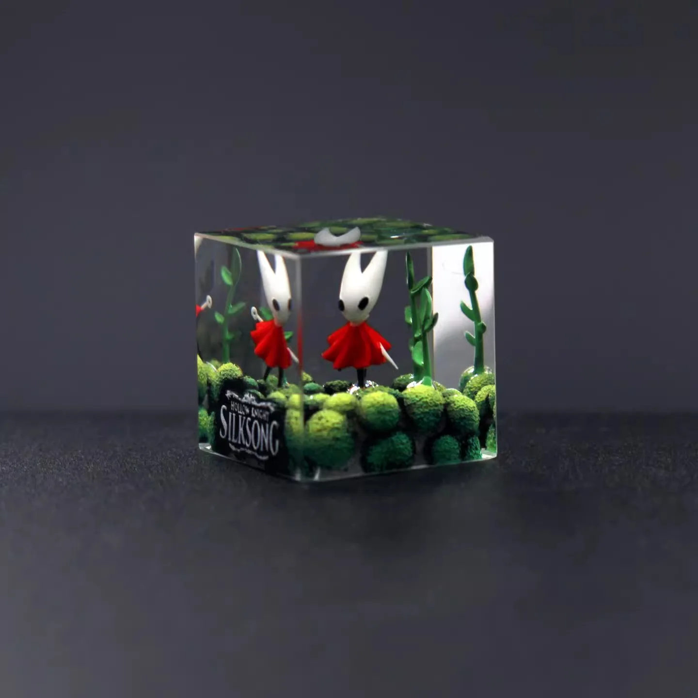 1pc Hollow Knight: Silksong Key Cap 3D printing Miniature Scene‌ Keycap For MX Switch Mechanical Keyboard Cube Resin Keycap‌