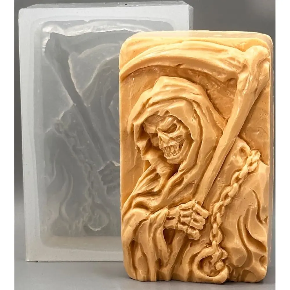 

Grim Reaper Silicone Mold for SOAP Making, Crafting Tool