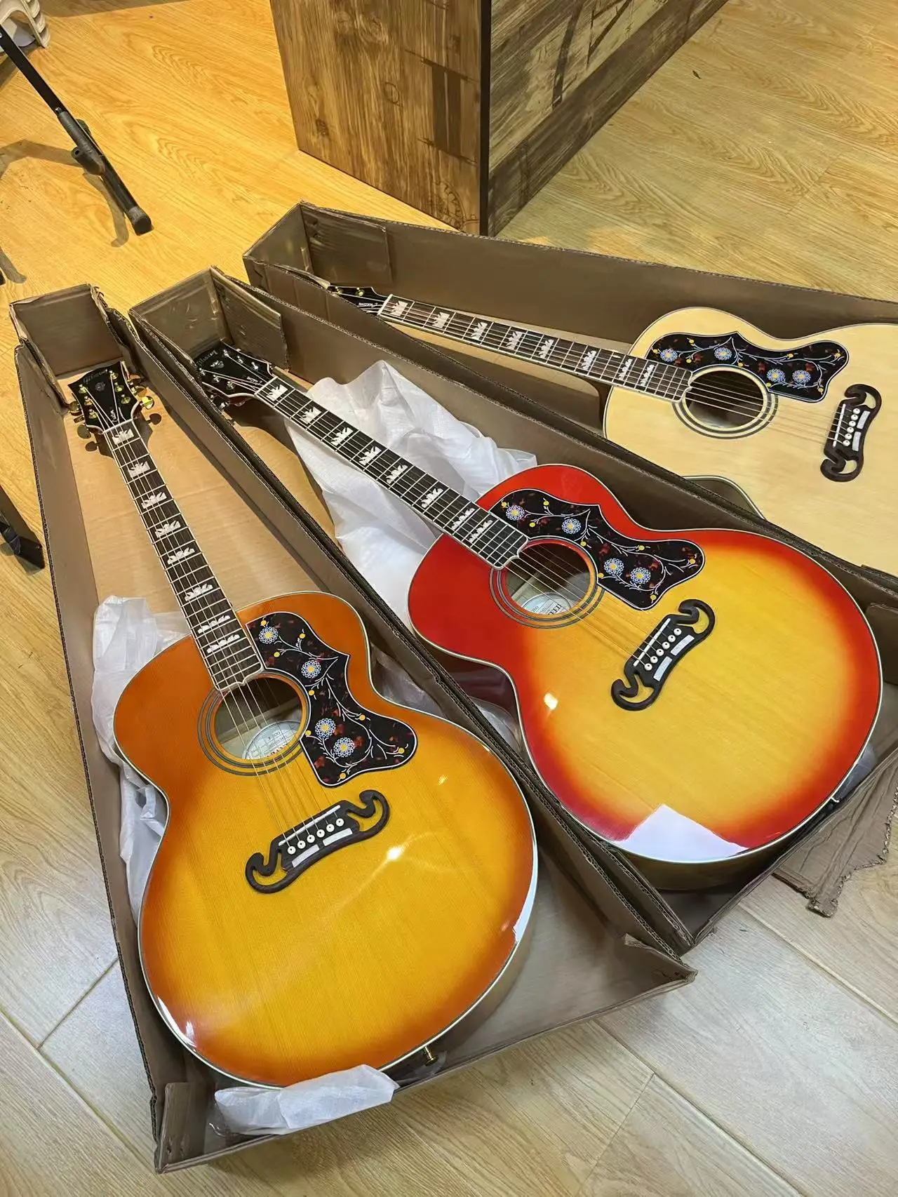 

38/42 New S-j/（200）Guitar Face Single Folk Guitar for Men and Women Beginner Single-board Acoustic Guitar for Adult Introduction