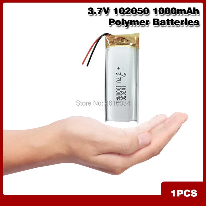 

Литий-ионный полимерный аккумулятор 1000 мАч 3,7 в 102050 для MP3 MP4 MP5 GPS KTV Бытовой усилитель батареи аудио компьютерный микрофон
