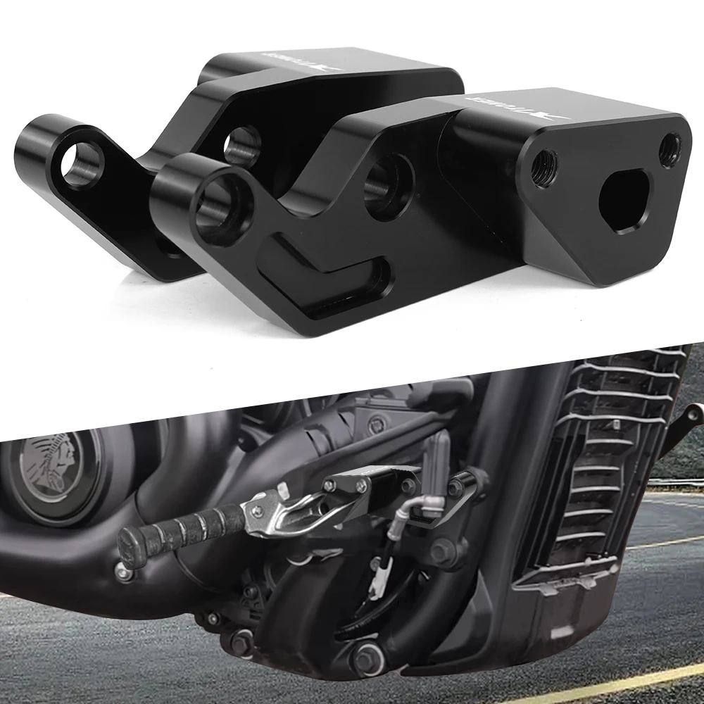 

For Indian Scout Bobber / Rogue 2017-2024 Motorcycle Adjustable Rider Footpeg Lowering Mounts Forward Footrests Foot Pegs Set