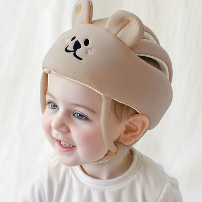 

Baby Infant Toddler No Bumps Safety Helmet Head Cushion Bumper Bonnet Baby Head Protector - Baby Helmet for Crawling Walking Run