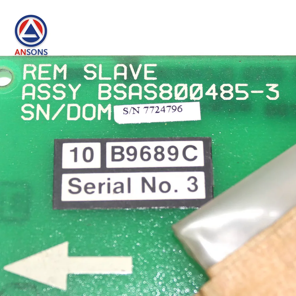 REM SLAVE ASSY BSAS800485-3 OTIS مصعد لوحة دارات مطبوعة Ansons قطع غيار المصاعد #4