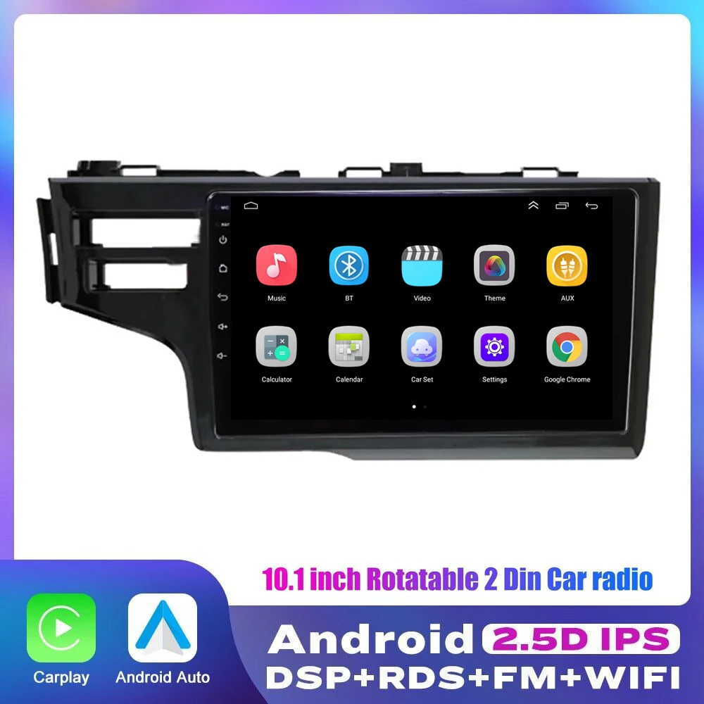 

Автомагнитола Carplay 2 Din, Android 14,0, GPS для Honda Jazz 3 2015-2020, подходит для 3 GP GK 2013-2020, мультимедийный плеер, навигация без DVD