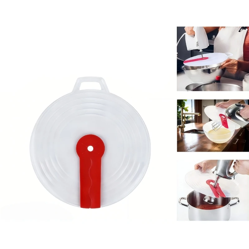 （2）Mixing Tool Splash Guard Cover For Whipping Liquid Mixtures & Light Cream, Anti-Splash Protective Lid 0XXB