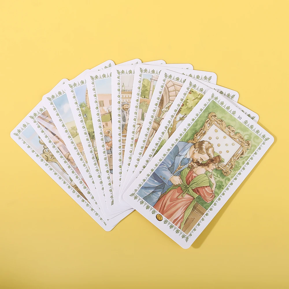 Tarocchi romantici: un mazzo da 78 carte per la predizione di fortuna e la profezia, anche come un gioco di tarocchi di carte oracoli di coppia