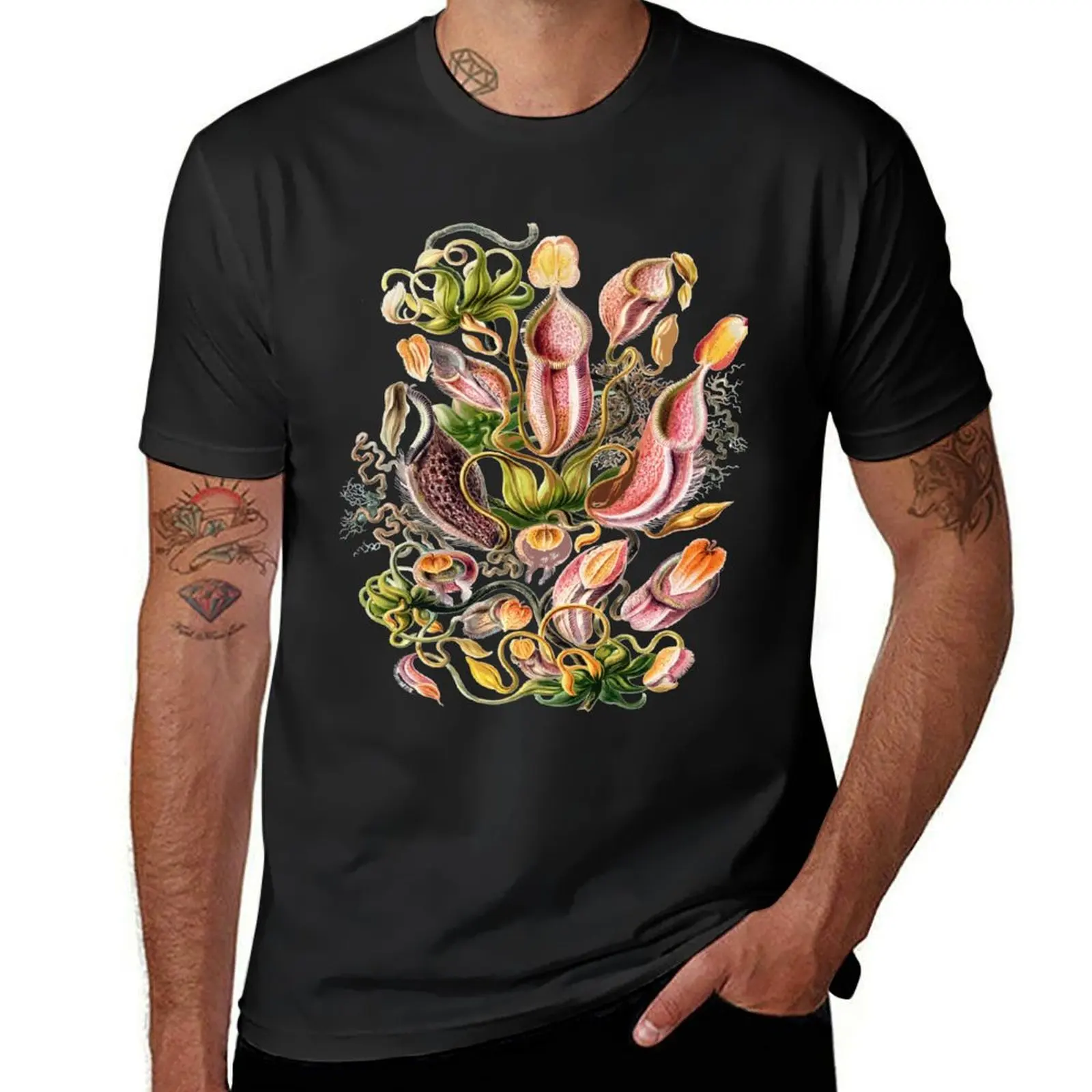 Carnivorous Plant Horticulture, Venus Flytrap Houseplant T-Shirt oversized oversizeds sports fans mens graphic t-shirts anime