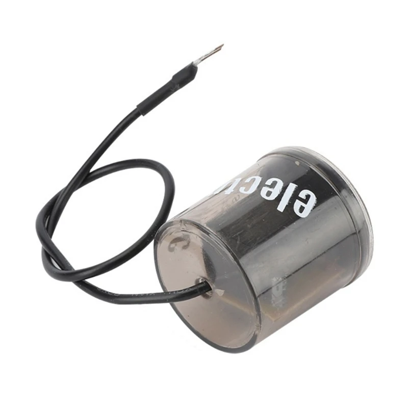 U13C Weatherproof Motorcycle Safety Light Lamp Round Clear Housing Impact Resistant