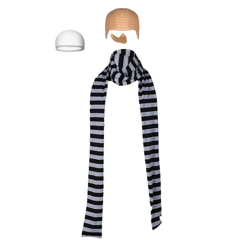 COSda @ мультфильм Фэнтези Gru косплей шарф головные уборы нос сетка для волос шарфы для взрослых мужчин Хэллоуин карнавальный костюм для вечеринки аксессуары реквизит COSda @ мультфильм Фэнтези Gru косплей шарф головные уборы нос сетка для волос шарфы для взрослых мужчин Хэллоуин карнавальный костюм для вечеринки аксессуары реквизит