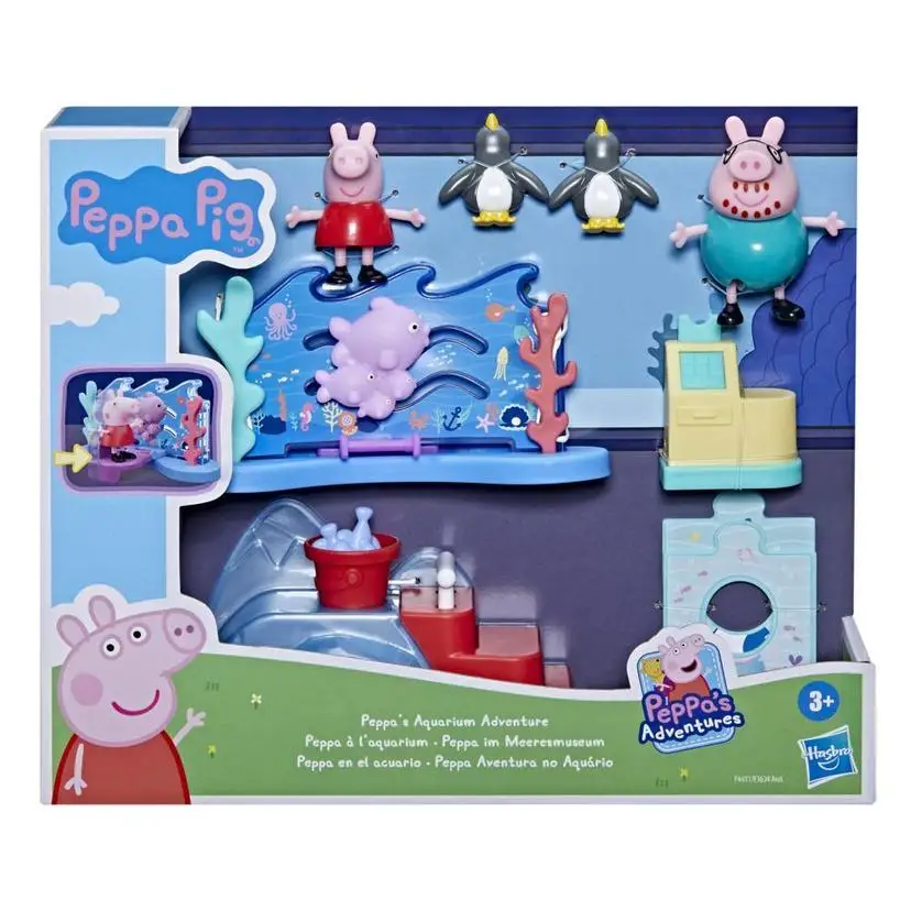 

Peppa Pig Peppa’s Adventures Aquarium Adventure Playset Cartoon Model Anime Action Figure Collectible Figurine Children Toy gift