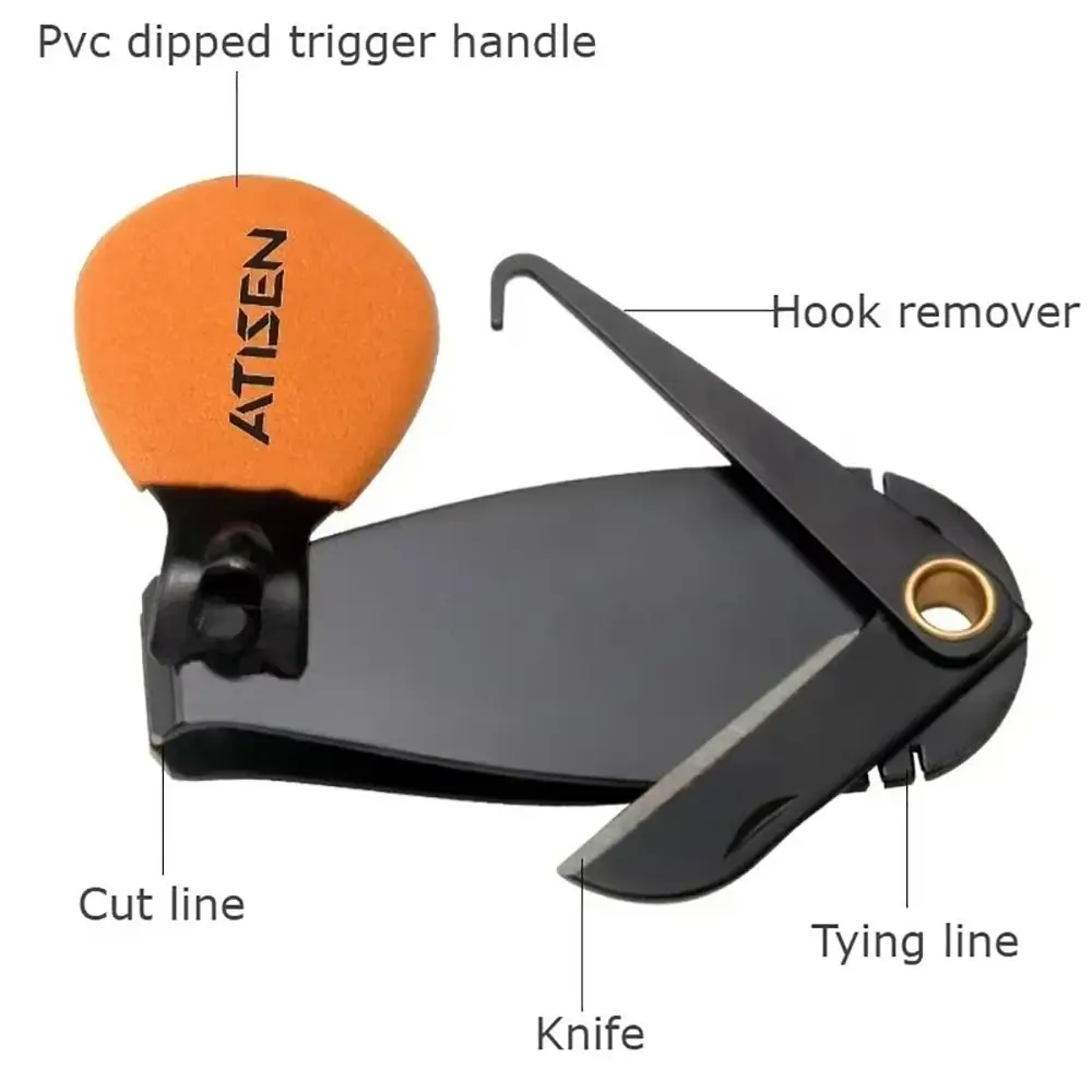 1Pcs Durable Stainless Steel Fishing Nipper Portable Mini Fishing Cutting Tool Multifunctional Line Clippers Outdoor