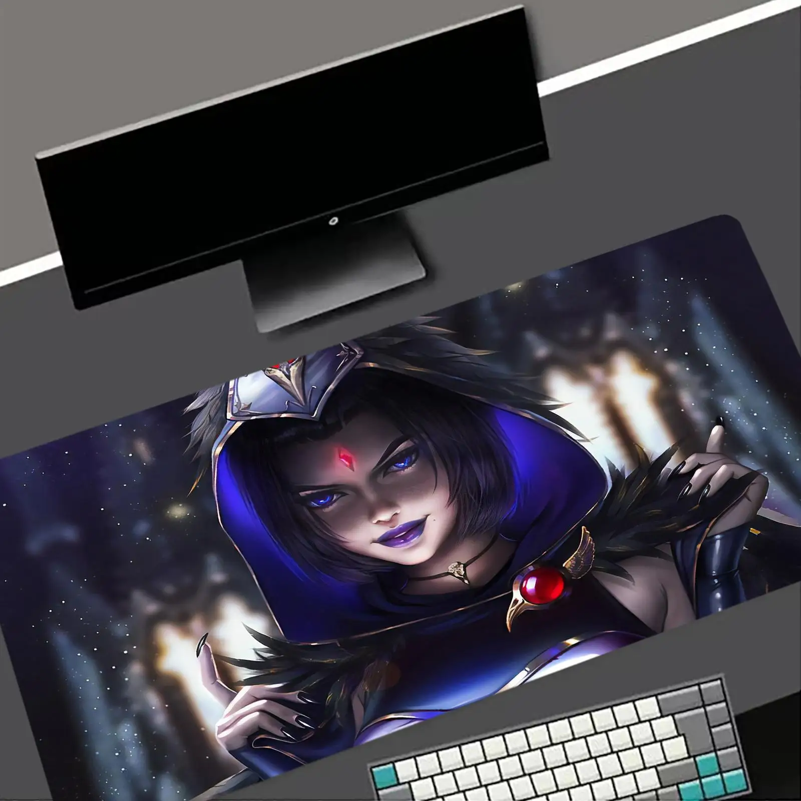 

Gravity Rush Mouse Pad Gamer Desk Mat Large Mousepad Xxl Gaming PC Accessories for Computer 400X900 Mouse Rug Laptop